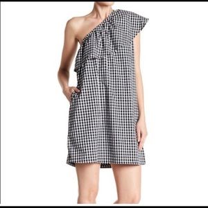 Cotton one shoulder dress